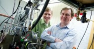 Troy Van Voorhis, professor of chemistry (left), and Marc Baldo, professor of electrical engineering (right). Photo: Stuart Darsch